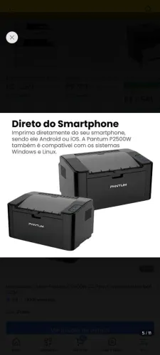 Impressora laser nova 220v