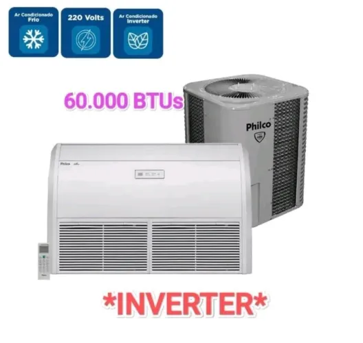 Ar Split Philco INVERTER 60.000 BTUs+ Novo + Nota + 5 Anos Garantia+ Cartão 12X