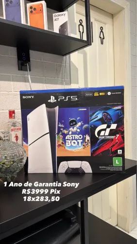 PS5 mídia virtual 1 ano de garantia