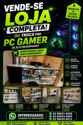 Vende-se loja completa