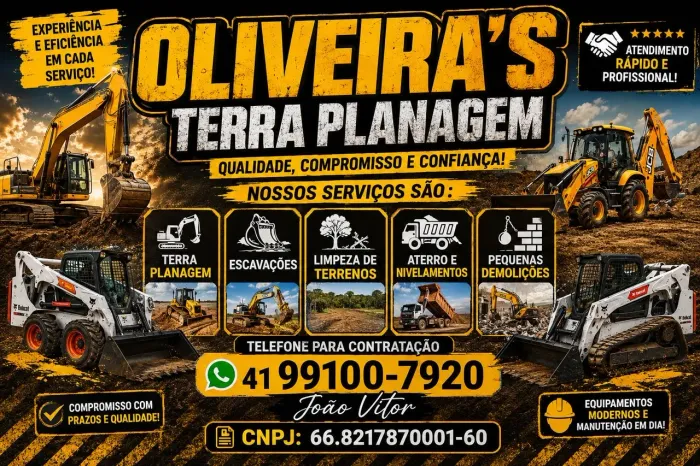 Terraplanagem limpeza de terrenos aterro 