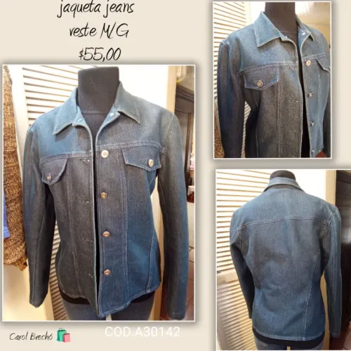 Jaqueta jeans feminina