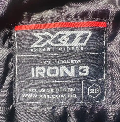 Jaqueta x11 eron 3 tamanho 3g