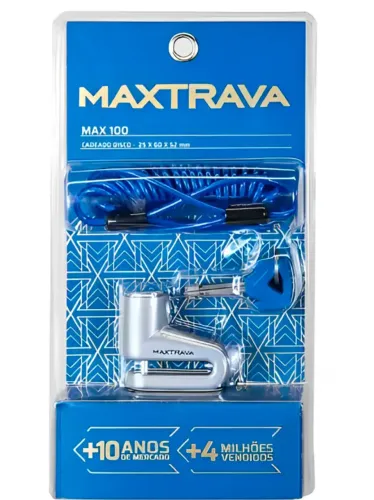 Cadeado trava de disco Maxtrava MAX 100