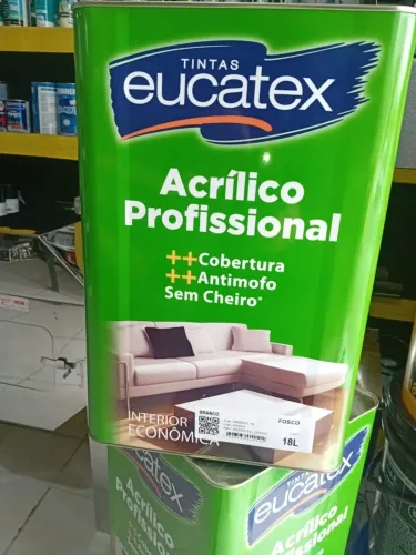 Tinta Acrilica profissional Interna 18L Eucatex