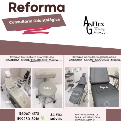 reforma, manutenção e conserto de cadeiras mocho, escritório igreja