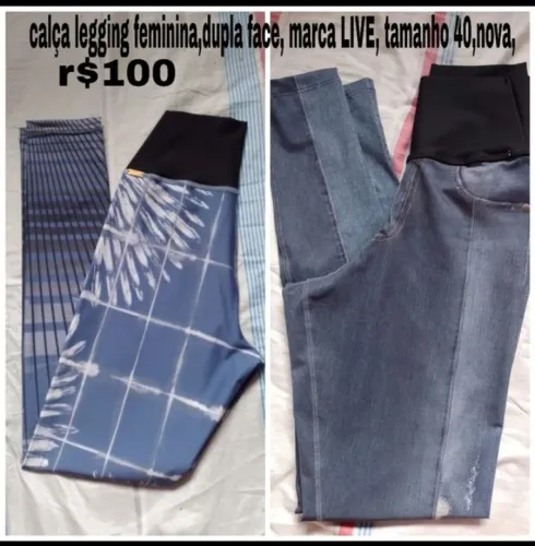 Calça legging feminina marca Live Tam 40 nova r$100