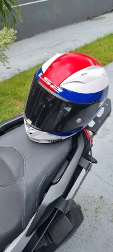 Capacete LS2 Comet fechado TM56 com viseira fume e cristal + pinlock