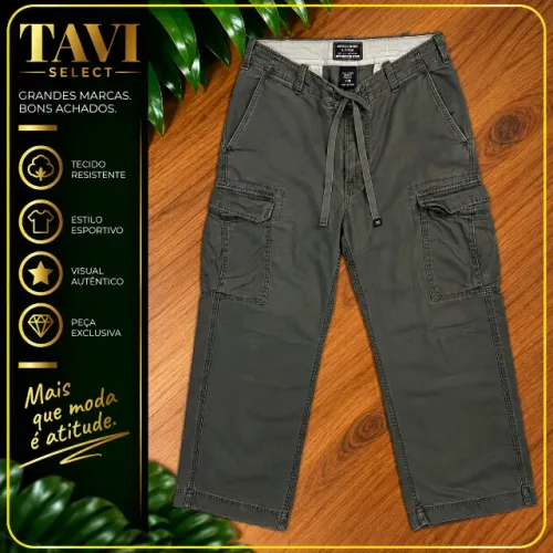 Calça Cargo Abercrombie & Fitch - Tam. 44