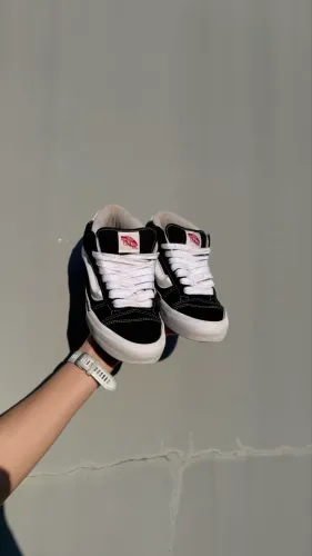 VANS KNU SKOOL MID BLACK WHITE | 39