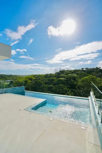 Alphaville Litoral Norte 3 VENDO I Casa 4 suítes + Office I 480 m² I Lazer privativo I 5 v