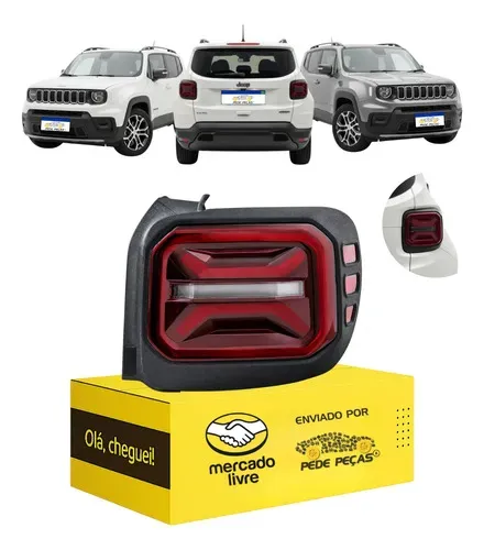 Sinaleira Traseira Jeep Renegade 2022 23 24 25 2026 Led Ld Direito/passageiro