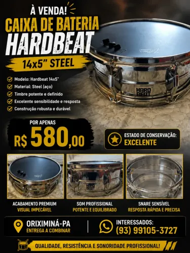 ? CAIXA DE BATERIA HARDBEAT À VENDA! ?