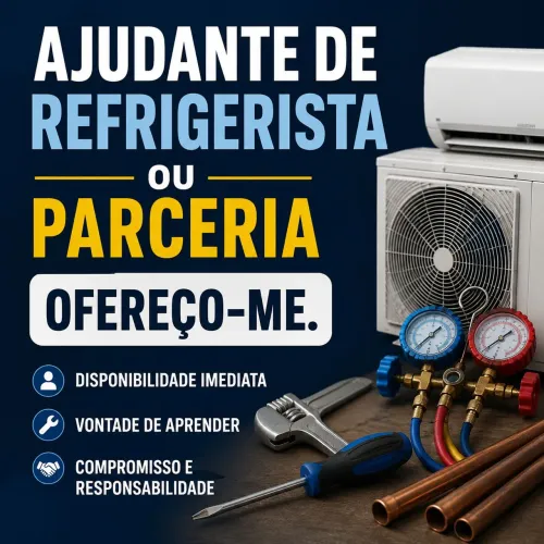Instalação de Ar-Condicionado  - Procuro estágio ou parceria