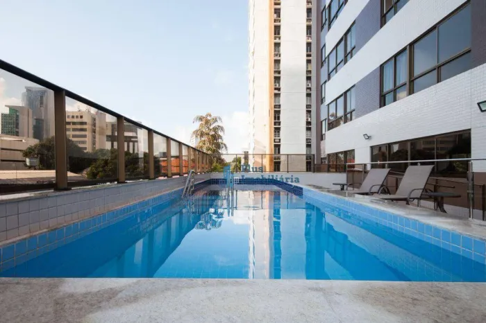 Flat com 2 dormitórios para alugar, 44 m² por R$ 3.700,00/mês - Paissandu - Recife/PE
