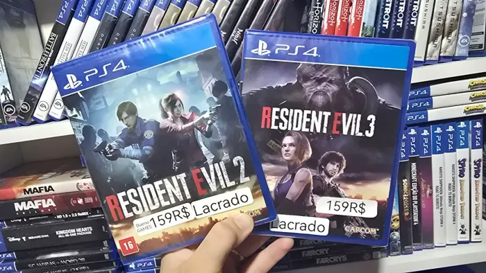 Resident evil 2 e 3 REMAKE - PS4 (NOVOS LACRADOs)