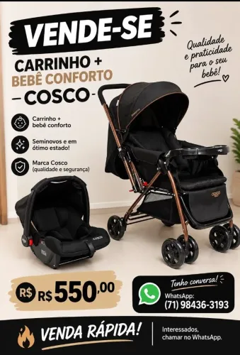 Carrinho bebê conforto