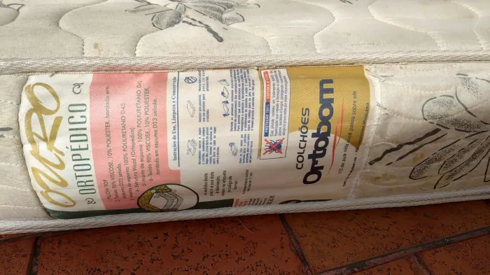 COLCHÃO ORTOBOM CASAL AIR ORTOPÉDICO + CAMA