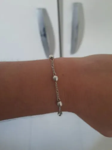 Pulseira De Bolinha Prata 925