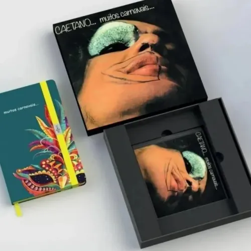 Fan Box Cd Caetano Veloso, Muitos Carnavais. Novo, lacrado.