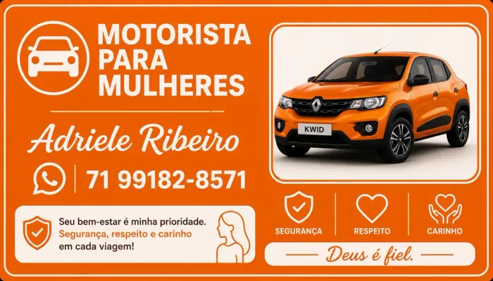 Transporte Feminino com Segurança e Carinho ?