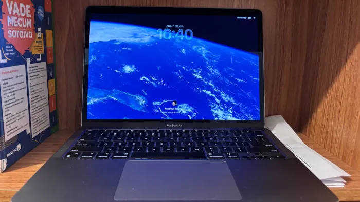 Macbook m1 2020 completo prata