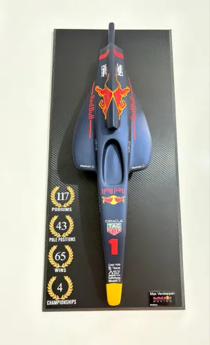 Quadro 3D RedBull Max Verstappen Fórmula 1 Cockpit Coleção F1