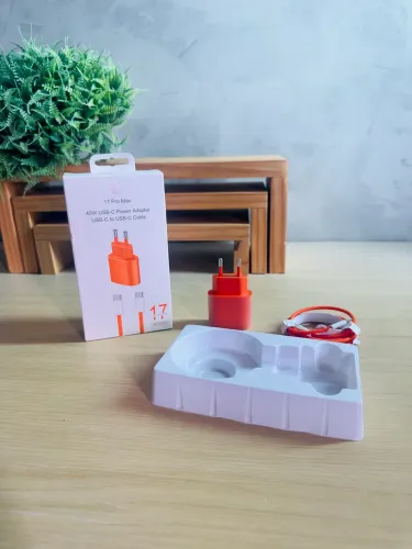 Carregador 40W Laranja | Compatível com iPhone 15, 16 e 17 Pro Max | Entrega Imediata