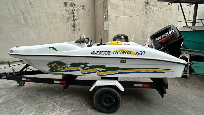 ? FOCKER TWIST 160 - ESTADO DE ZERO KM | MERCURY 50 HP 2T | 3 HORAS DE USO