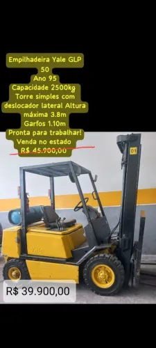 Yale GLP 50 - Robustez e Praticidade para sua Operação!