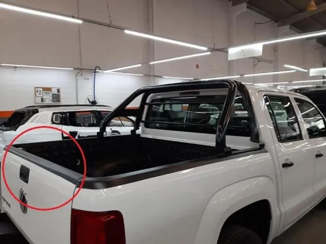 Protetor de Borda Tampa da Caçamba Para Todas as Picapes - Hilux / Ranger / Frontier