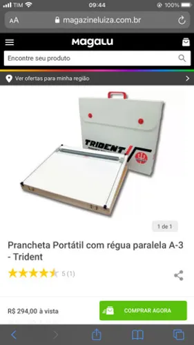 Prancheta portátil Trident 