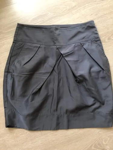 Mini saia cinza My Place