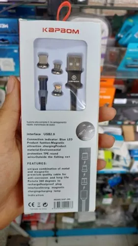 Cabo para carregar celular 3 em 1 Spartan modelo S-25