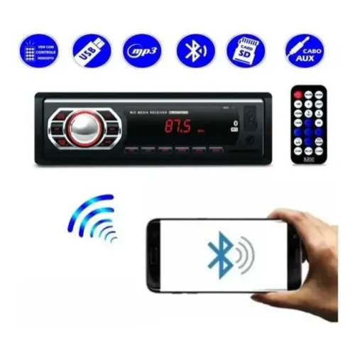 Rádio Veicular Bluetooth Auto Mance