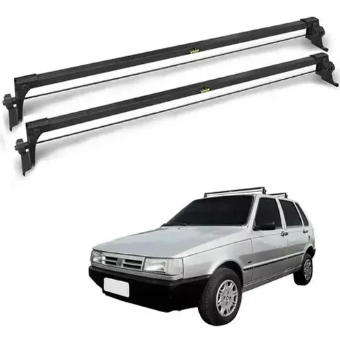 Rack Teto Fit Uno 2013 4PT - Preto Material Aço - VP 920