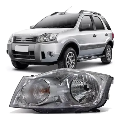 Par Farol Cromado Ecosport 2008 2009 2010 2011 2012
