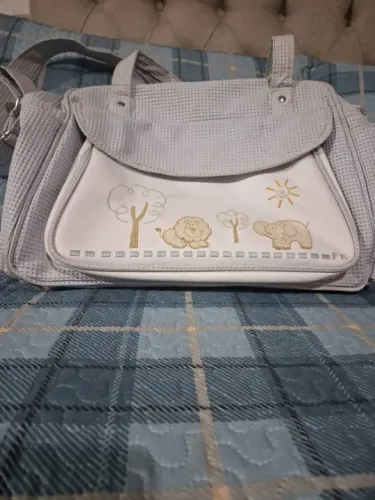 BOLSA MATERNIDADE AZUL Leao e Elefantinho