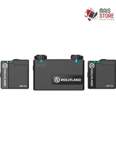 Microfone Sem Fio Hollyland Lark 150 Duo - Preto (Novo/Lacrado)