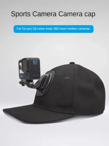 Chapéu Boné de sol de lona ajustável para gopro