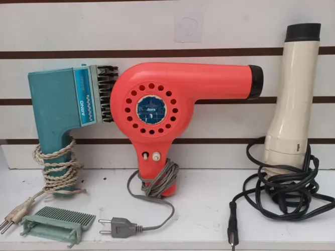 3 secador de cabelo antigos