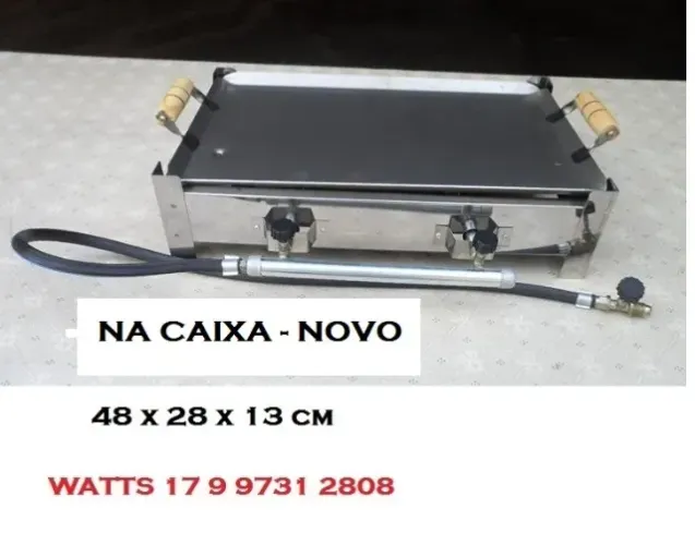 Fogão 02 Bocas com Chapa novo