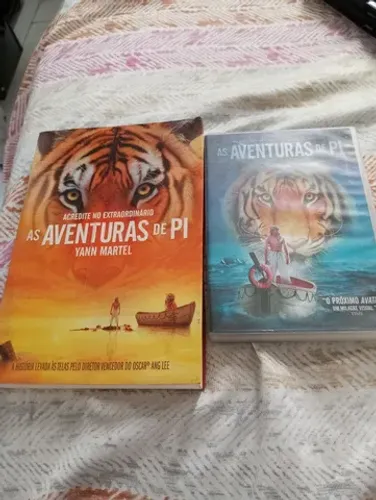 Livro e dvd As aventuras de PI