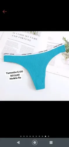 Calcinha  fio super confortável tamanho GG/G