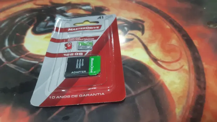 cartão de memória 128gb - sd classe 10 - já é o menor preço