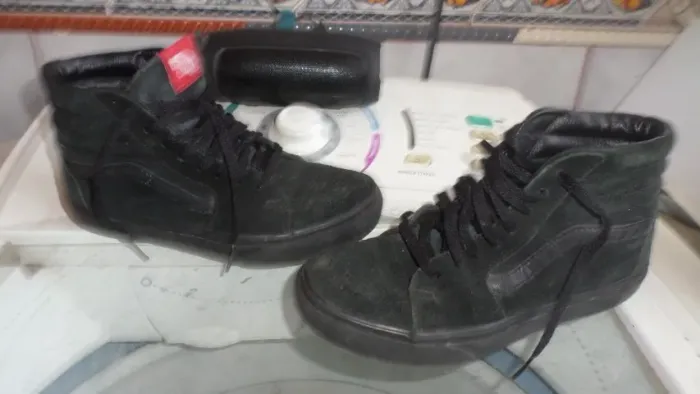 Tenis Vans Skateboarding Hi Black Black