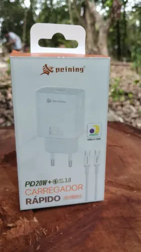 carregador Peining 20W + Cabo type-C 60W