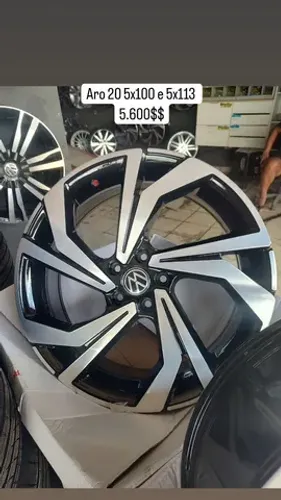 Rodas aro 20 venetta furacão 5x100 e 5x112 em 10 x sem juros 