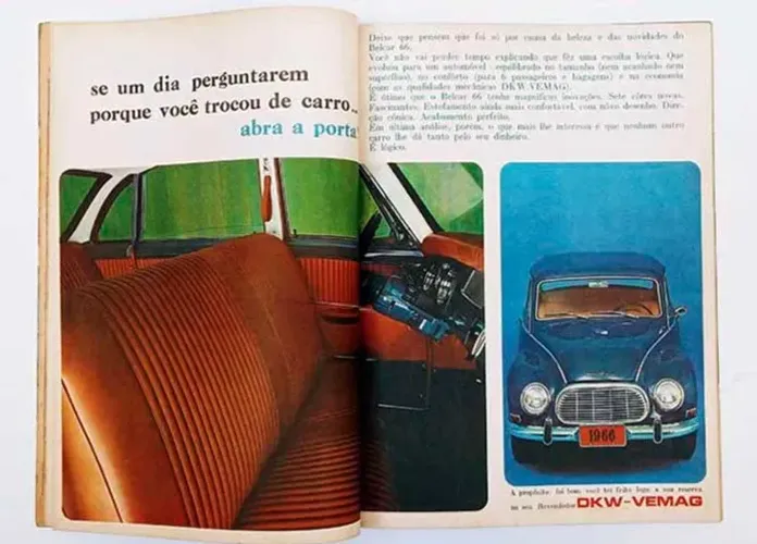 Revista Quatro Rodas 1966 - Willys Itamaraty, DKW Belcar, Rio-Santos