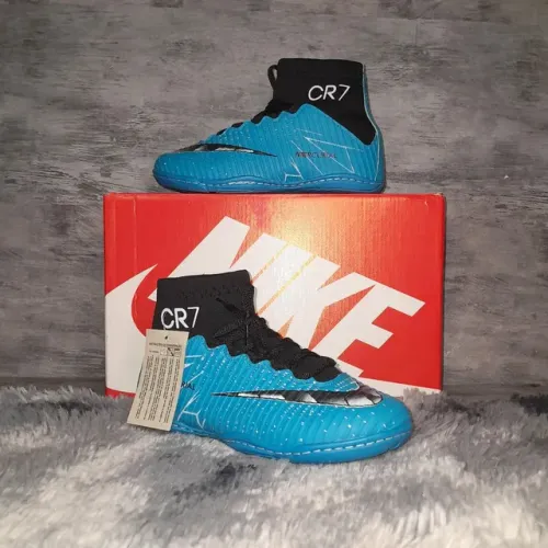 Chuteira Nike Botinha Azul Futsal